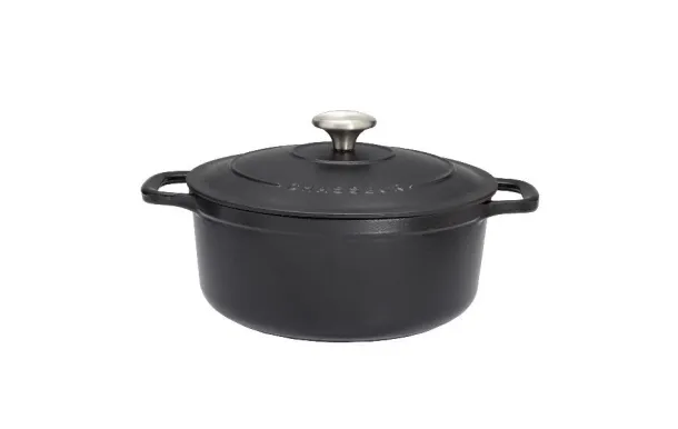 cocottes fonte CHASSEUR Cocotte ronde 32 cm Noire Sublime ovale ronde ceramique pas cher
