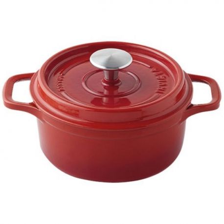 INVICTA Cocotte en fonte ronde 28 cm Rubis