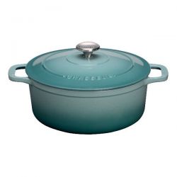 CHASSEUR Cocotte en fonte ronde 20 cm Quartz - Sublime