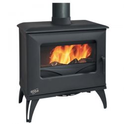 GODIN Poele à bois Cube 6,5 KW buches de 45 cm - 388117