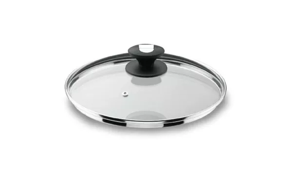 LACOR Couvercle verre avec sortie vapeur 28cm - Durit 