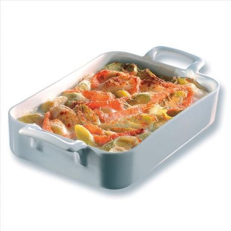 REVOL Plat rectangle 19 x 12.5 x 5 cm Blanc - Belle Cuisine