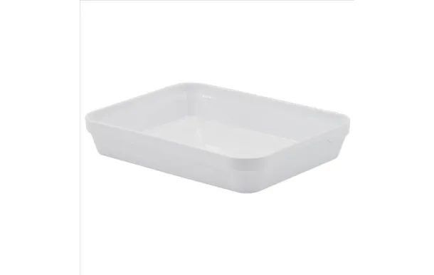 REVOL Plat rectangulaire 28 x 21 cm Blanc - Londres 