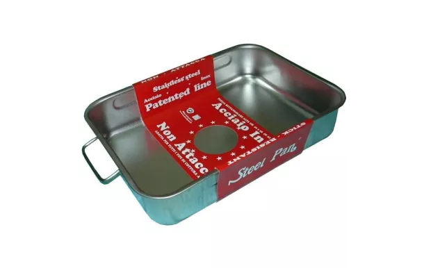 STEEL PAN Plat à four haut 40 x 28 cm 
