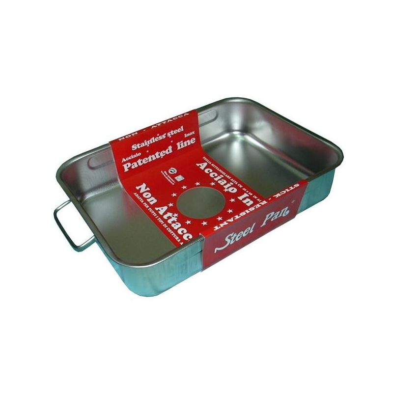 STEEL PAN Plat à four haut 40 x 28 cm