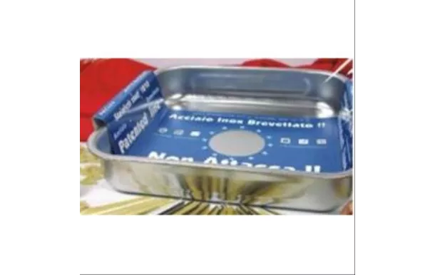 STEEL PAN Plat à four haut 36 x 36 cm 