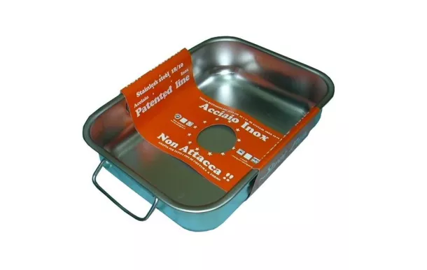 STEEL PAN Plat à four haut 30 x 22 cm 