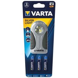 VARTA Boîtier plat led silver light 3x LR03 incluse blister