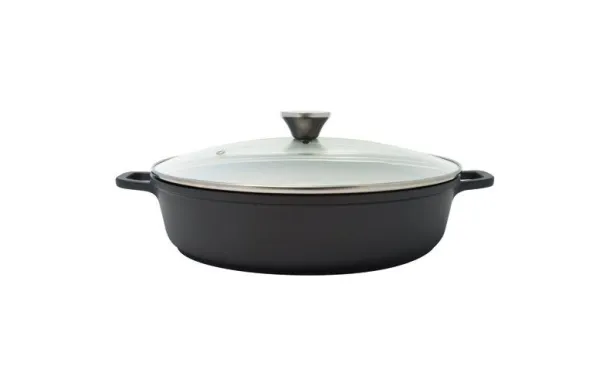 BAUMALU Mijoteuse basse 36 cm / 6.5 L casserole serie de casseroles inox pas cher avis