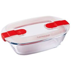 PYREX Plat rectangulaire micro-ondes 17 x 10 cm - Cook & Heat