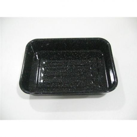 BEKA Plat four rectangulaire émail noir 40cm - Kitchen Roc