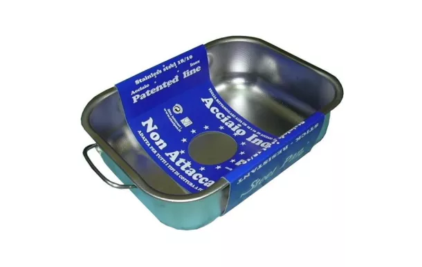 STEEL PAN Plat à four haut 25 x 19 cm 