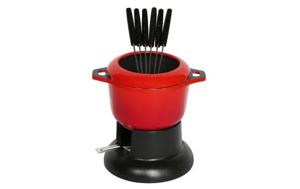  INVICTA Service à fondue rouge tajines poele paella fondue woks sushis pizza couscoussier avis moins cher