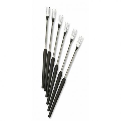 ROGER ORFEVRE Lot de 12 fourchettes 3 dents manche nylon