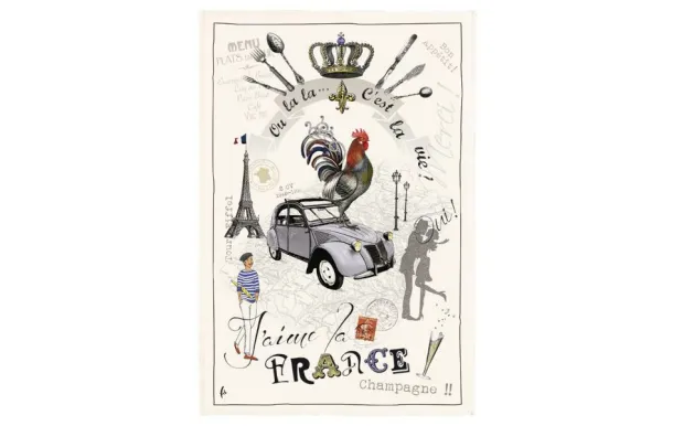 WINKLER Torchon 48 x 72 cm - France Panorama - TORCHONS & BOUCHONS