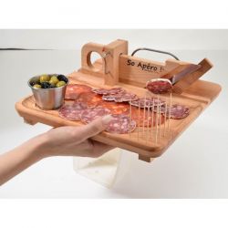 BRON COUCKE Guillotine à charcuterie - So Apero avec plateau