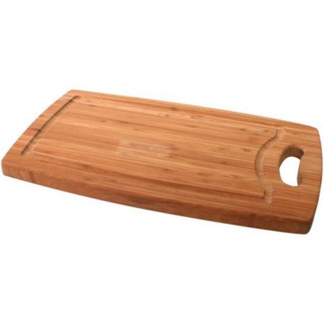 COSY & TRENDY Planche à découper en bambou 35,5 x 21 x 1,8 cm avec poignée