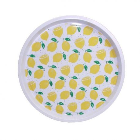 ARDTIME Plateau rond 28 cm - Lemon