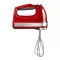  KITCHENAID - Batteur 9 vitesses rouge avis moins cher