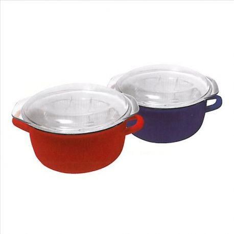 BAUMALU friteuse acier émaillé 26 cm Couleur unie