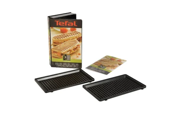 SEB Lot de 2 plaques Grill / Panini - Snack Collection avis moins cher