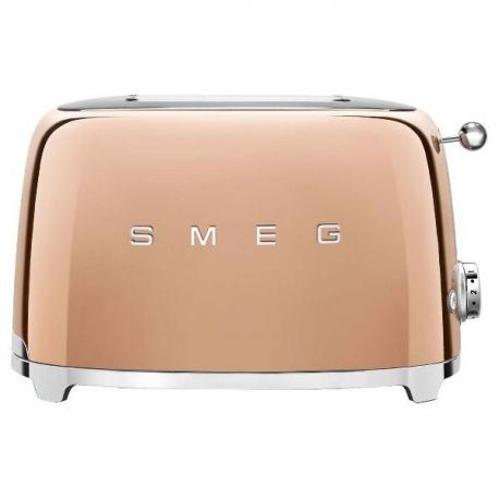 SMEG Toaster 2 tranches Rose Gold - Années 50 - TSF01RGEU