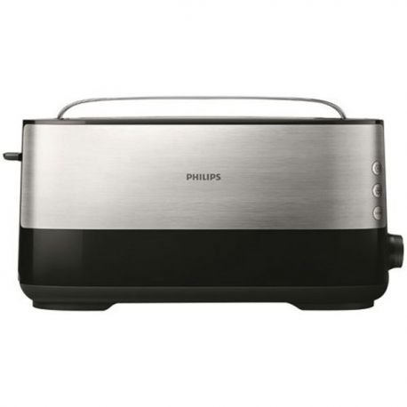 PHILIPS Grille-pain Inox & Noir - Viva Collection - HD2692.90