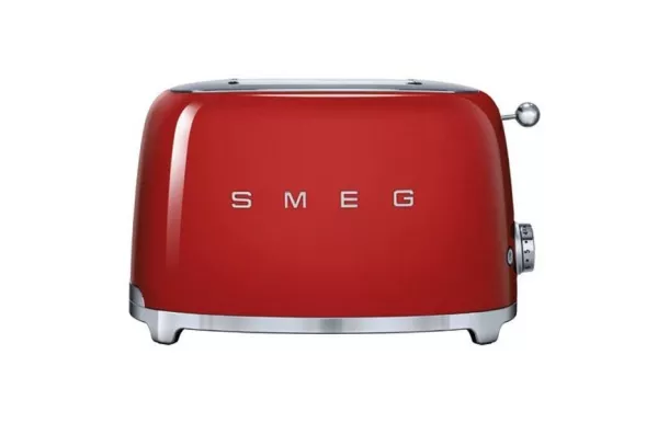 Toaster smeg 2 tranches Rouge - Années 50 - TSF01RDEU avis comparatif 2019 avis moins cher