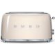 SMEG Toaster 4 tranches Crème Années 50 - TSF02CREU