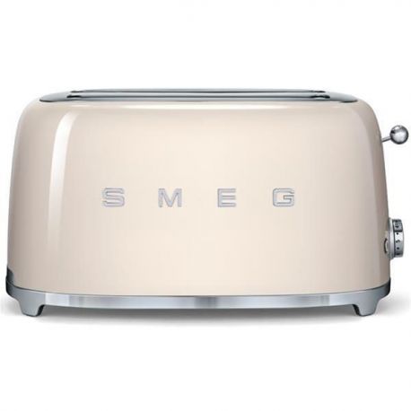 SMEG Toaster 4 tranches Crème Années 50 - TSF02CREU