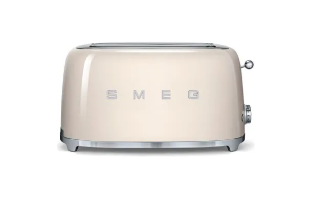 SMEG Toaster 4 tranches Crème Années 50 - TSF02CREU