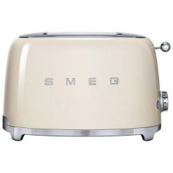 SMEG Toaster 2 tranches Crème Années 50 - TSF01CREU                 