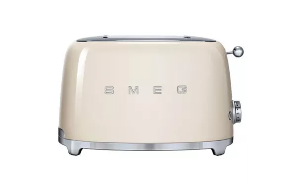 SMEG Toaster 2 tranches Crème Années 50 - TSF01CREU                 