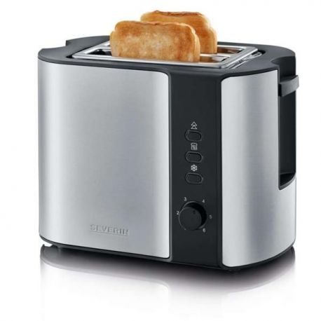 SEVERIN Toaster 2 fentes Inox & Noir - 2589