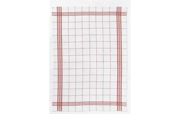 WINKLER Torchon à carreaux 50 x 70 cm Rouge - Classic Carreaux