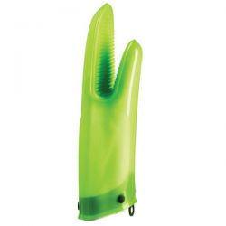 MASTRAD Gant de cuisine silicone & coton Vert