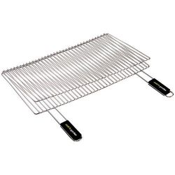 COOK Grille double rectangulaire 60x40cm manche soft touch