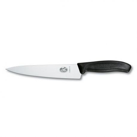 VICTORINOX Couteau à découper & éminceur 19 cm Noir