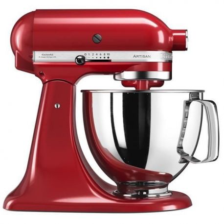 KITCHENAID Robot Pâtissier sur socle 4,8 L Rouge Empire - Artisan - 5KSM125EER