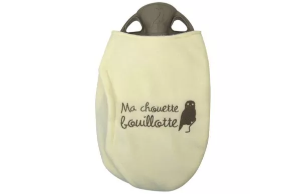 LAGUELLE Bouillotte chouette avec housse polaire