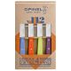 OPINEL Coffret de 4 couteaux office 10 cm - Acidulés