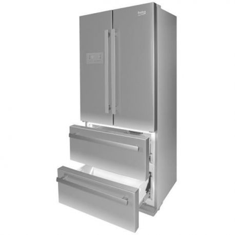 BEKO Réfrigérateur 2 portes + 2 tiroirs 539 litres GNE6039XPN