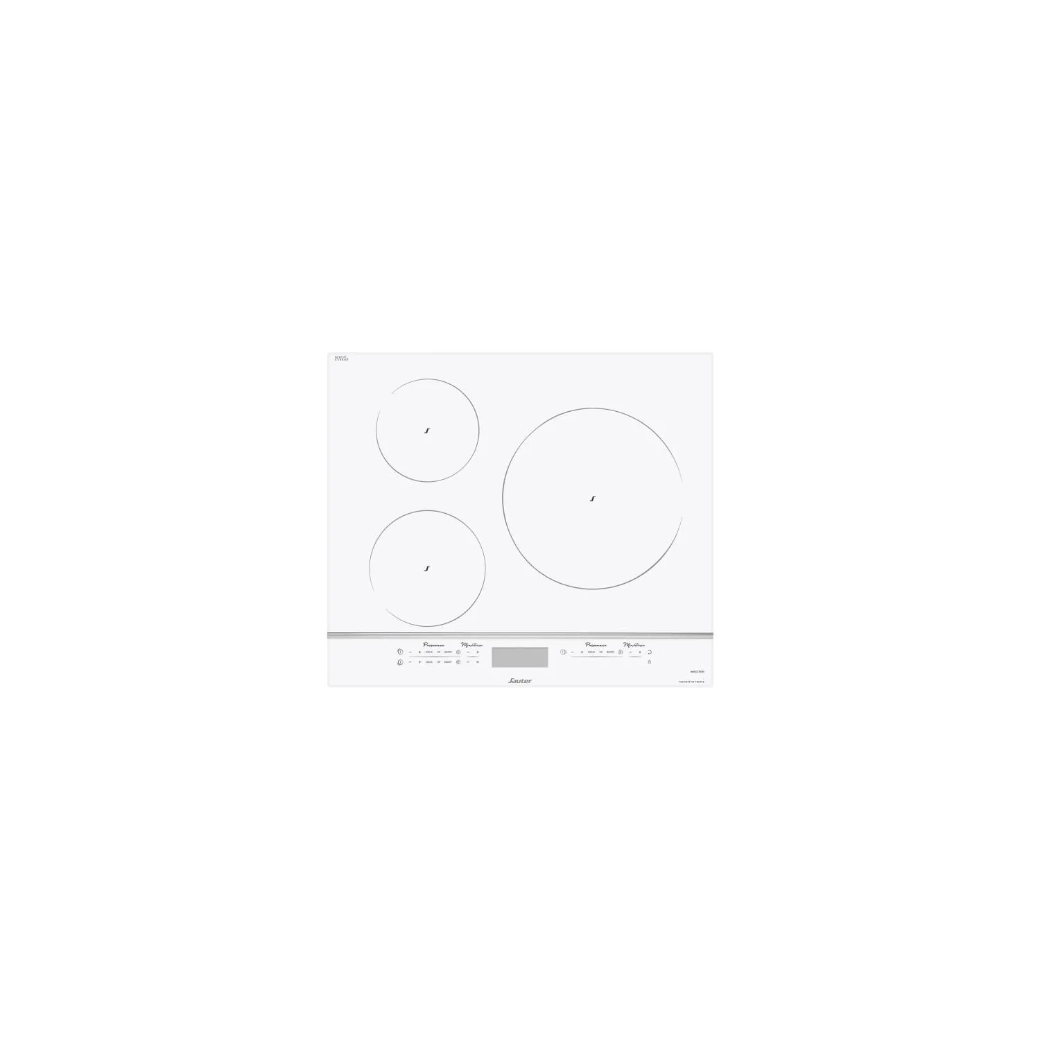 SAUTER Table induction 3 foyers dont 1 zone Amplitude SPI9544W