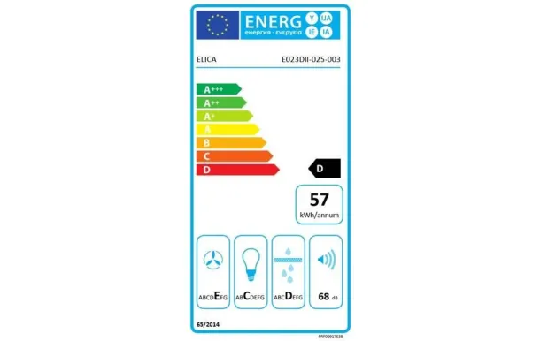 ELICA Hotte décorative 90 cm 395 m3/h MISSY PB IX/A/90 inox - PRF009176