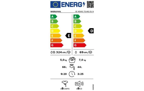 WHIRLPOOL - BIWDWG751482EUN 