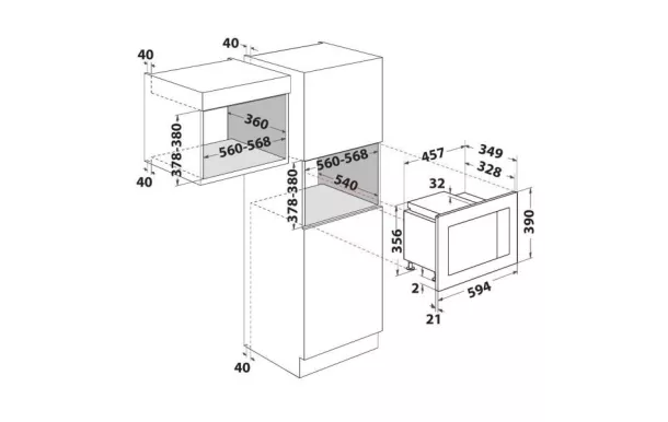 WHIRLPOOL - WMF200GNB 