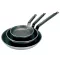 DE BUYER Poêle 24 cm choc resto induction crepieres sauteuses poeles inox revetue tefal pas cher  DE BUYER Poêle 24 cm choc resto induction crepieres sauteuses poeles inox revetue tefal pas cher