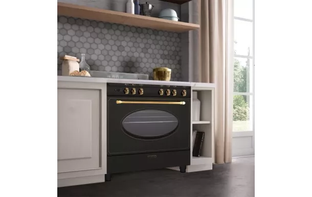 piano de cuisson rustique noir GLEM GU850CER