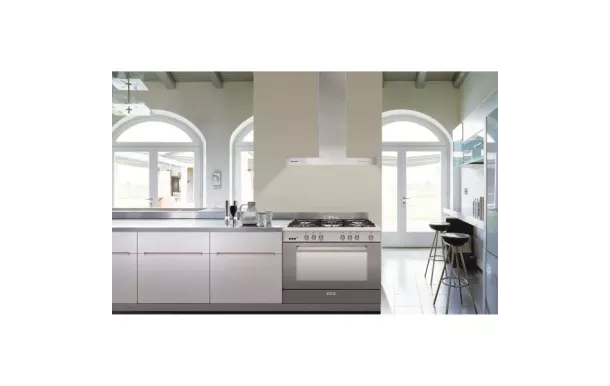 GLEM piano de cuisson gaz 90 cm inox GE960CMIX2