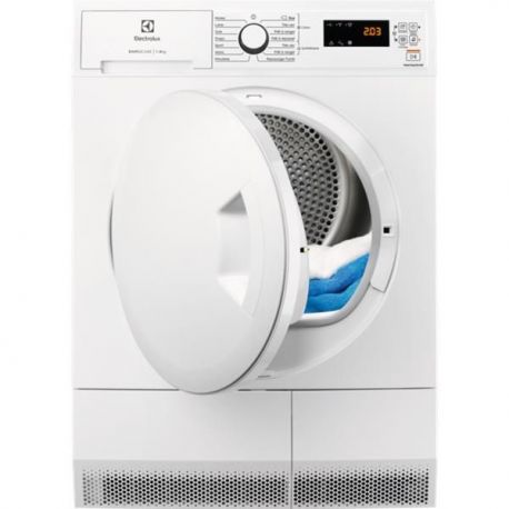 ELECTROLUX sèche linge 8 kg avec pompe à chaleur EDHF2812WC